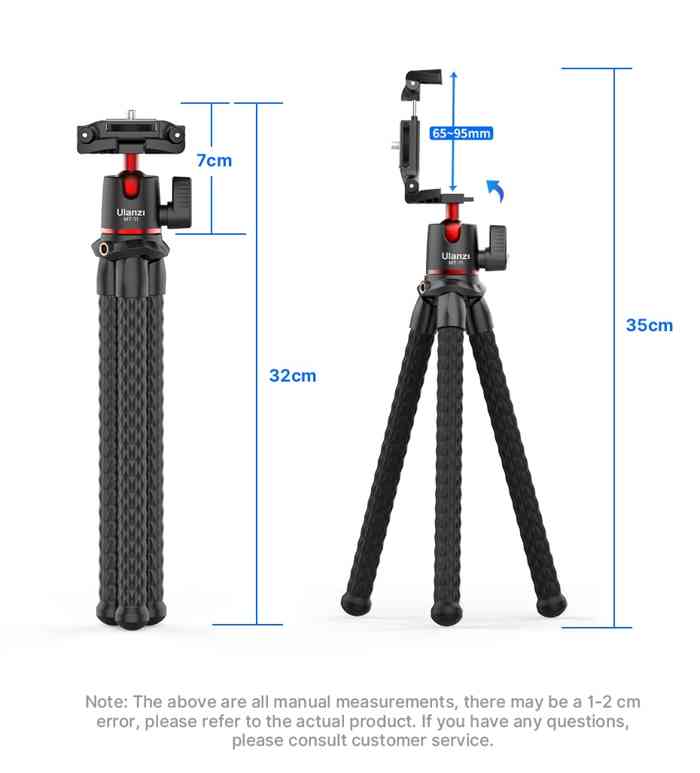 Ulanzi MT-11 Octopus Tripod For DSLR Camera & Smartphones